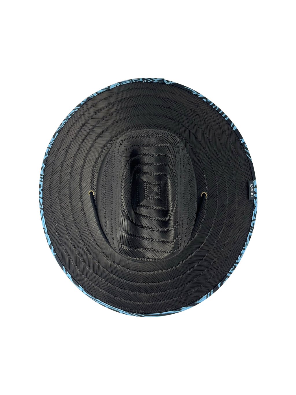 Sun-Seeker Black Straw Hat