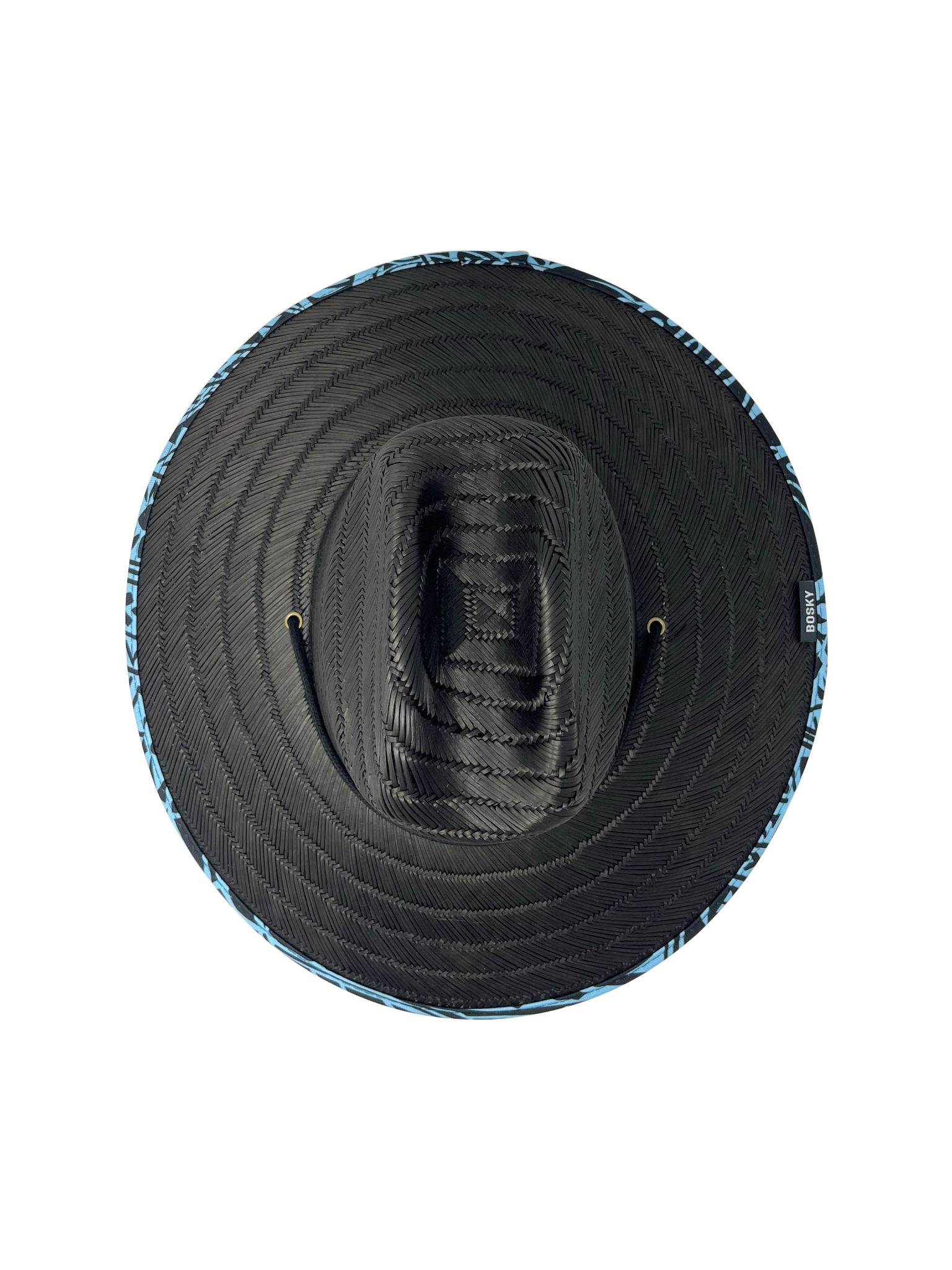 Sun-Seeker Black Straw Hat