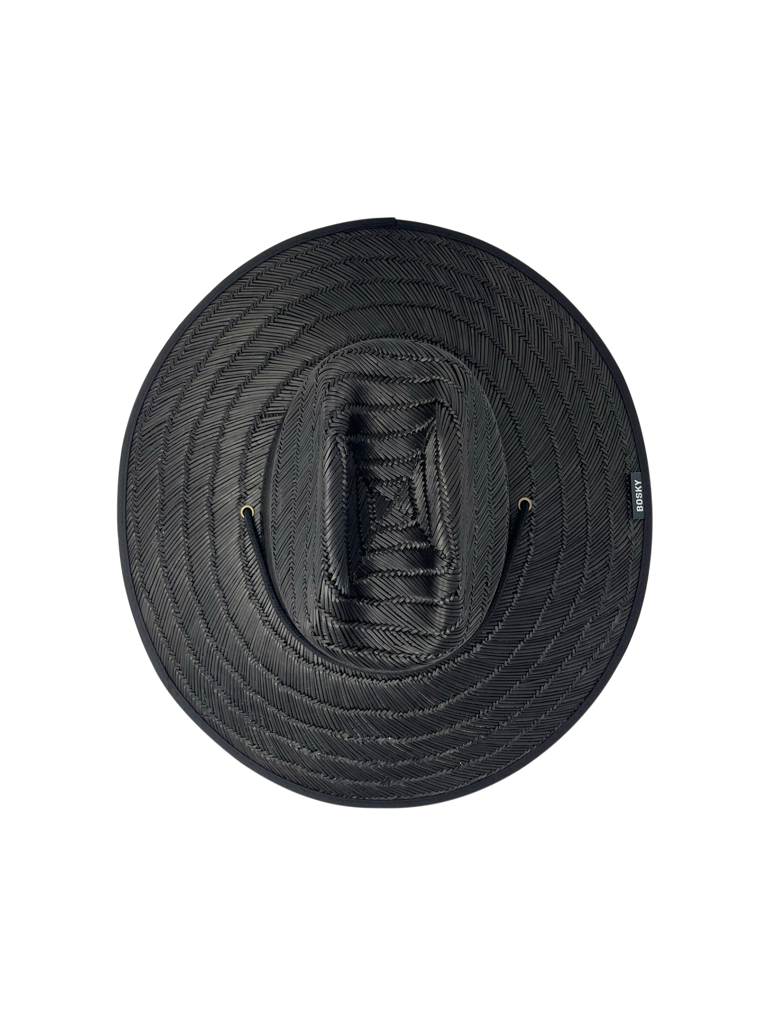 BLACKOUT Straw Lifeguard Hat