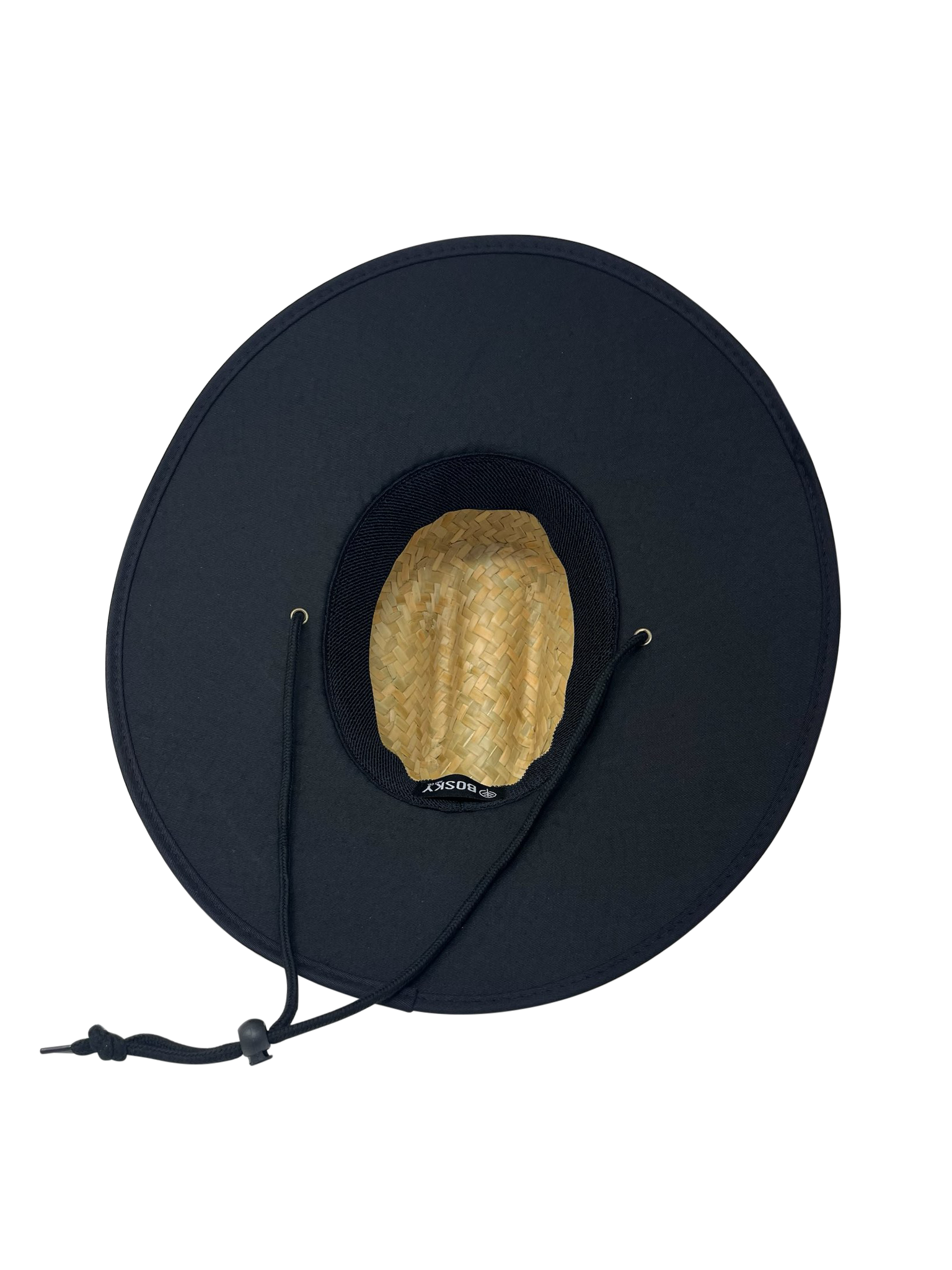 Back in Black Matte Beach Lifeguard Straw Hat