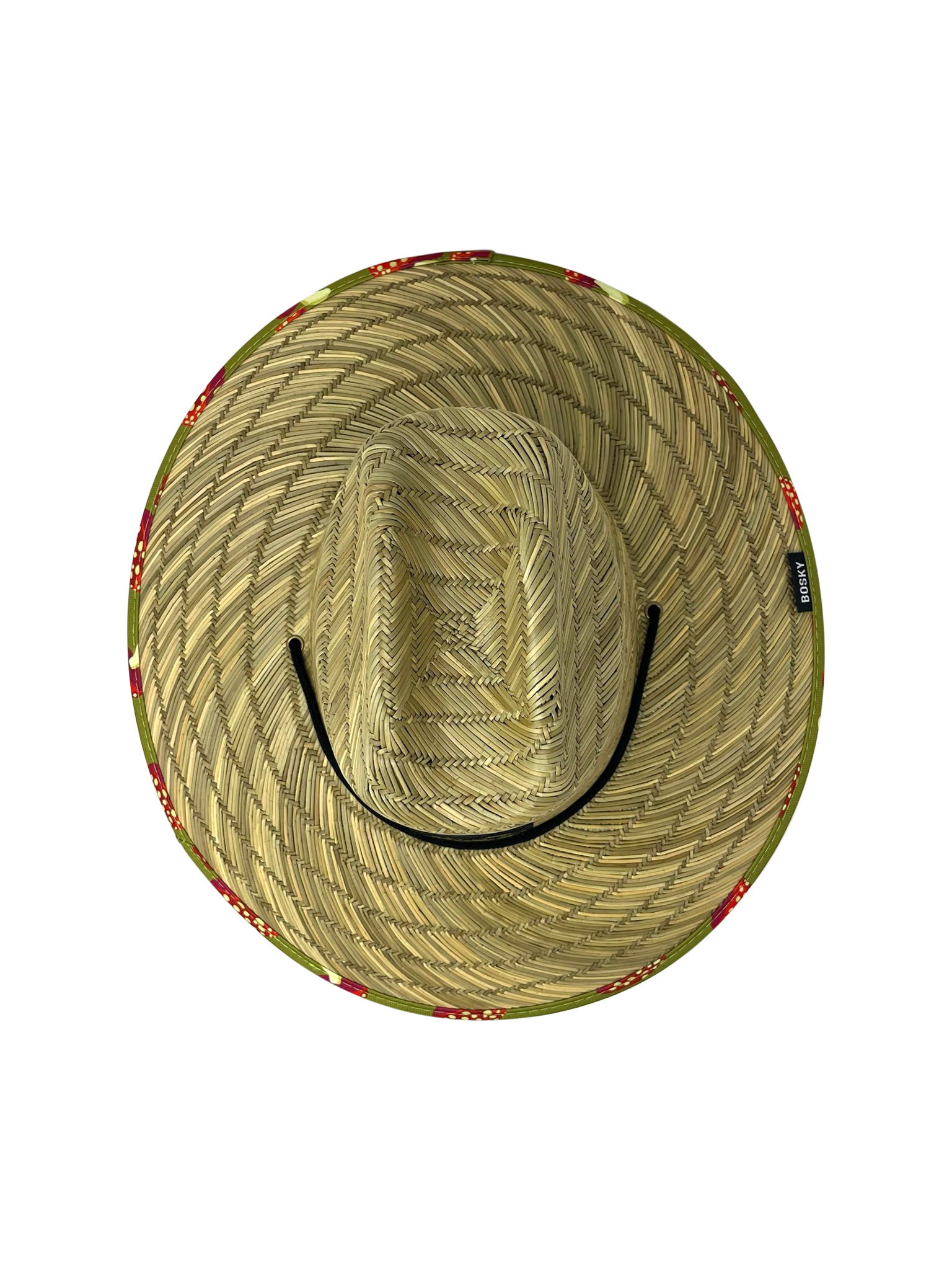 Mushroom Forest Straw Lifeguard Hat