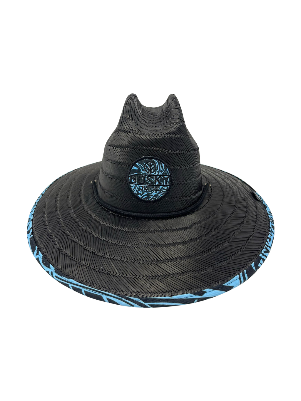 Sun-Seeker Black Straw Hat