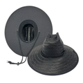 BLACKOUT Straw Lifeguard Hat