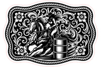 Barrell Racer Buckle