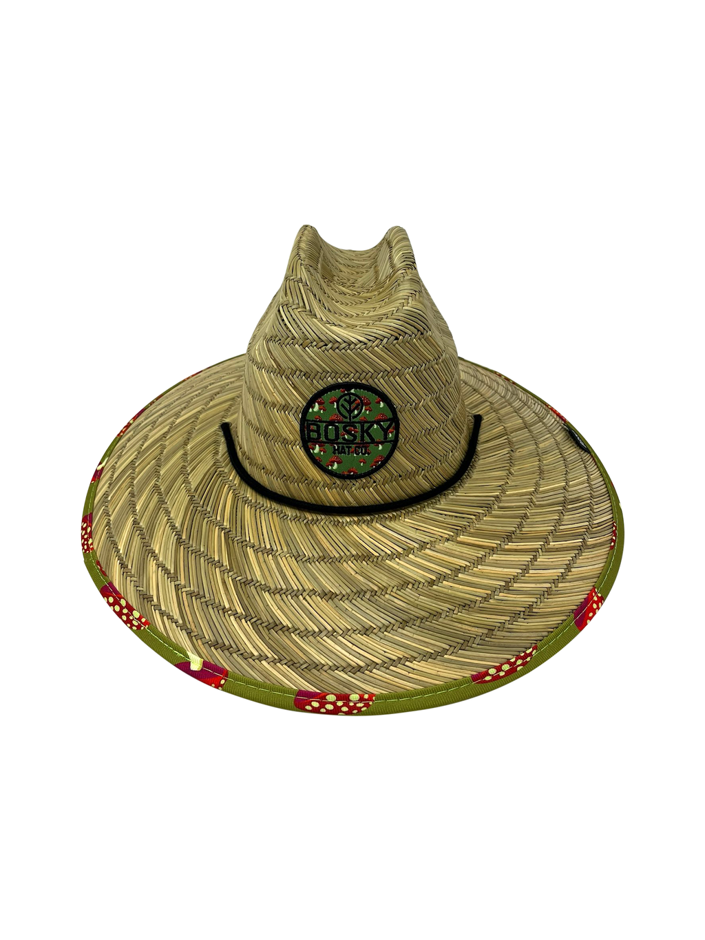 Mushroom Forest Straw Lifeguard Hat