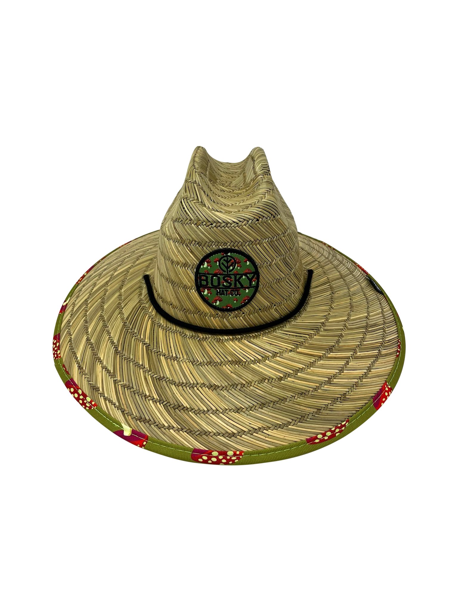 Mushroom Forest Straw Lifeguard Hat