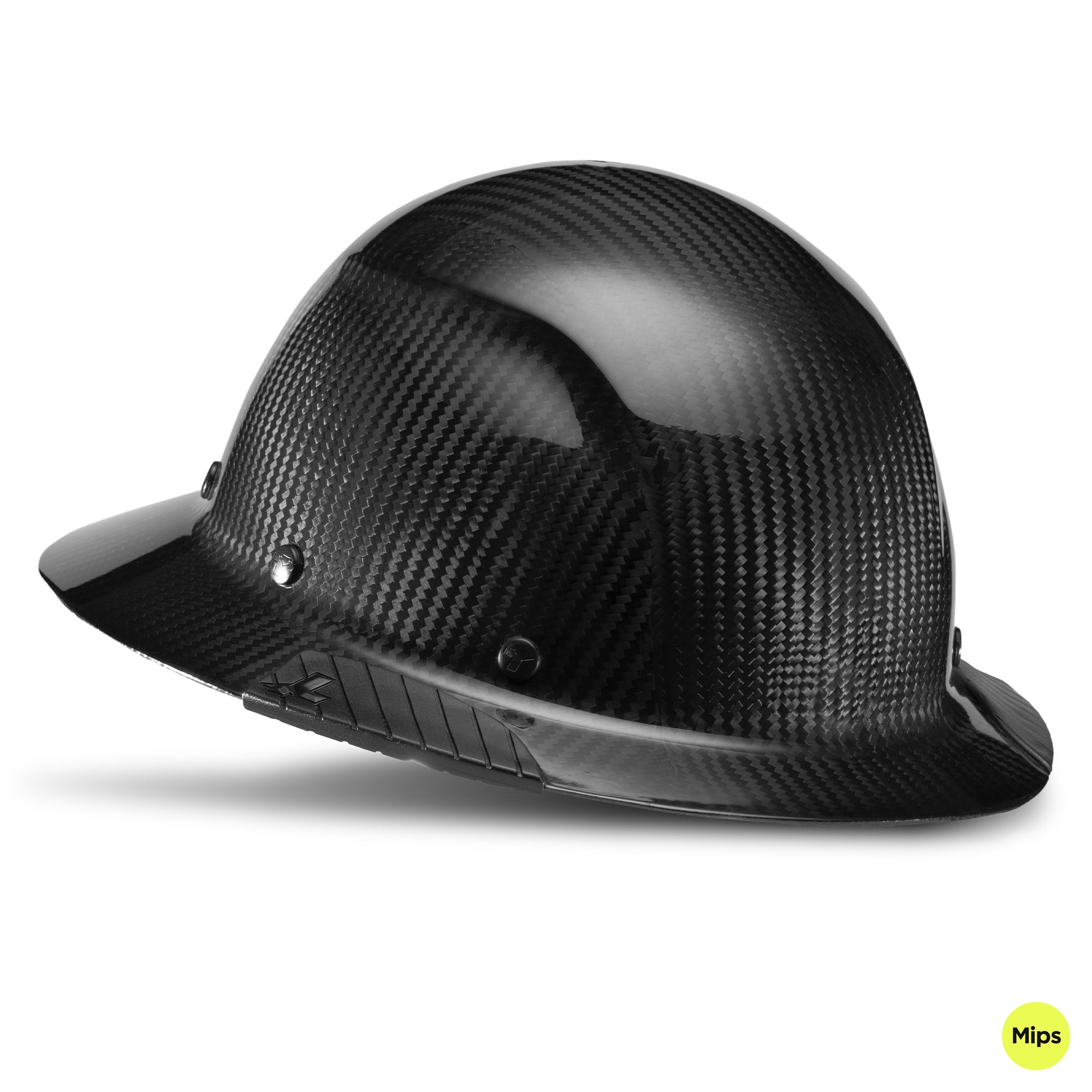DAX Full Brim Hard Hat with Mips - Carbon Gloss