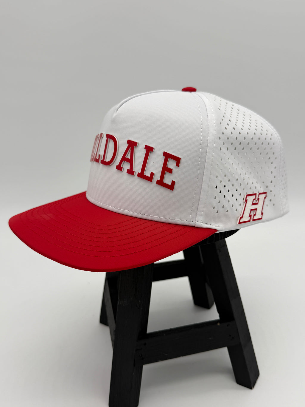 Hilldale 5 Panel White/Red NEW Release