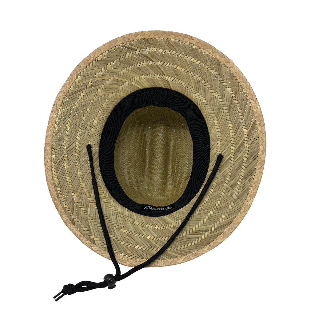 Kids Premium Just Straw Lifeguard Beach Hat (3-9 yrs)