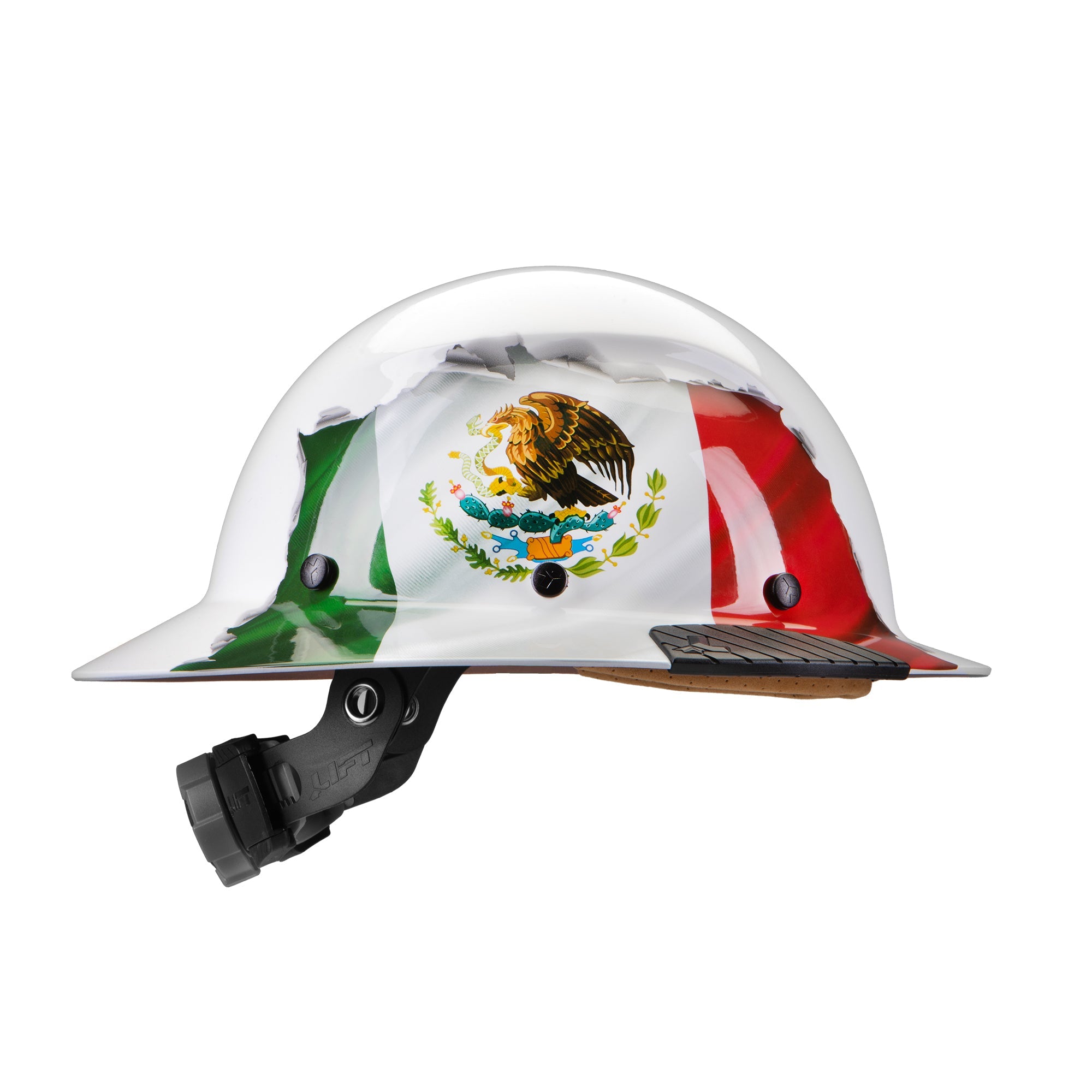 DAX Mexican Flag Full Brim Hard Hat