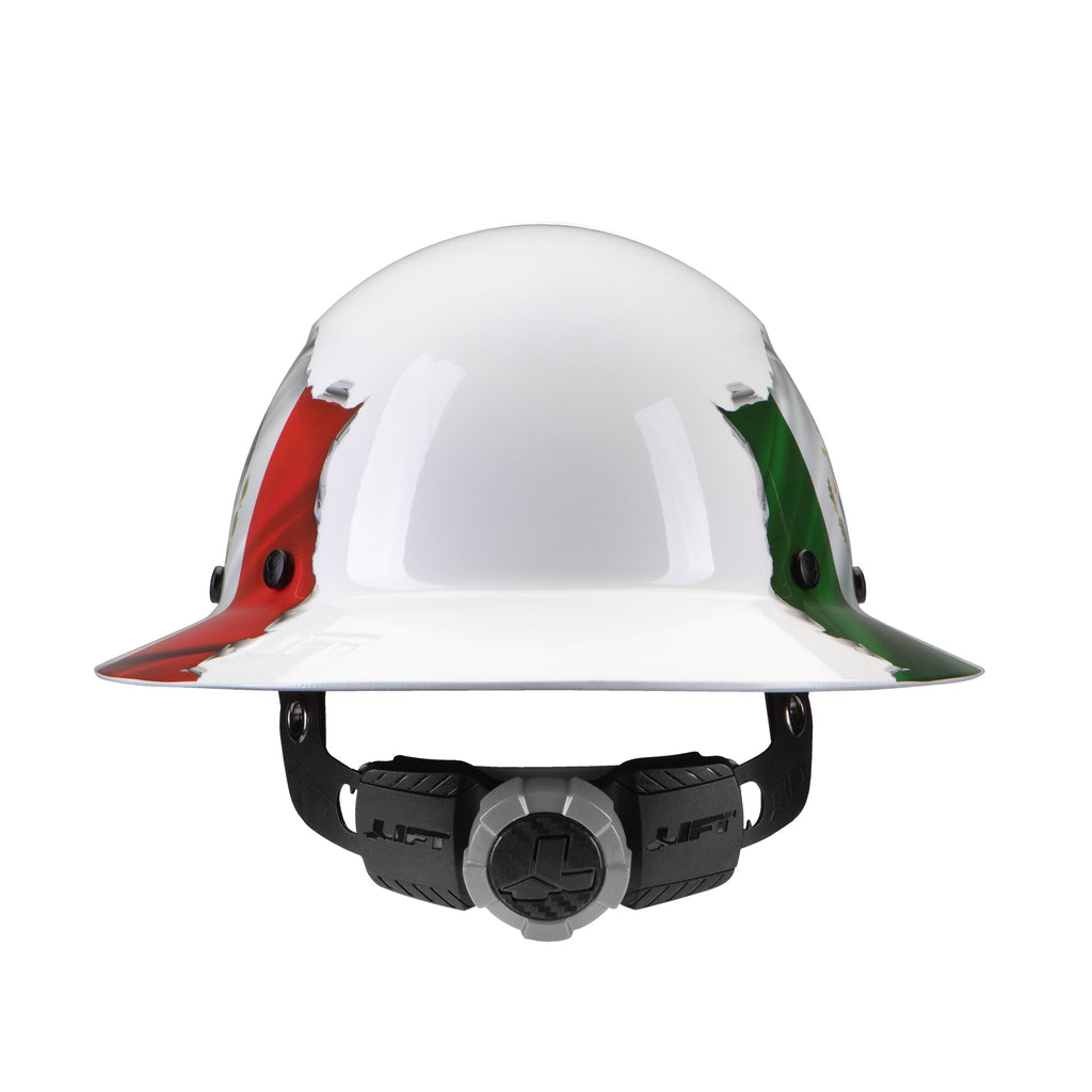 DAX Mexican Flag Full Brim Hard Hat